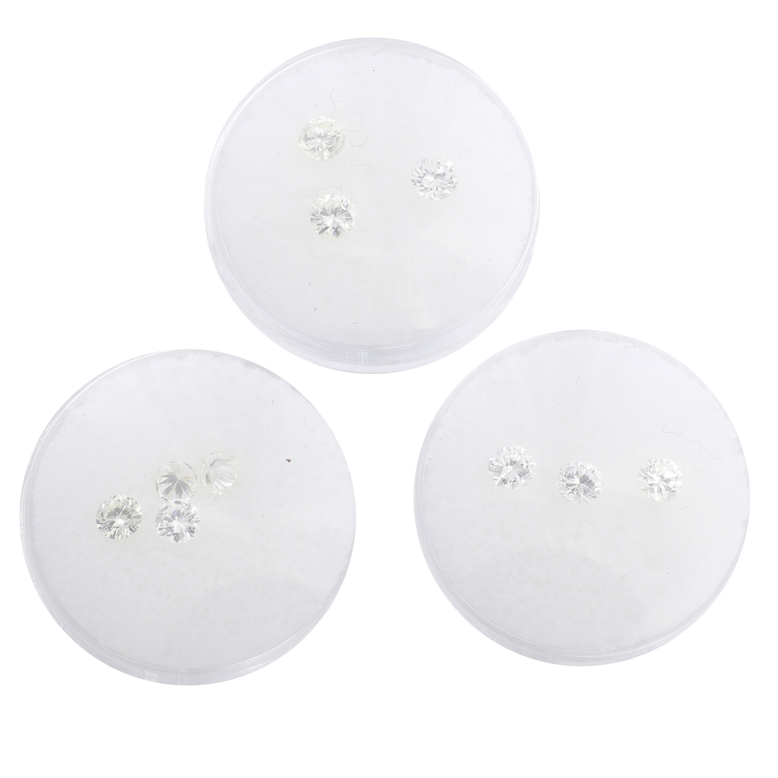 A GROUP OF UNMOUNTED DIAMONDS A