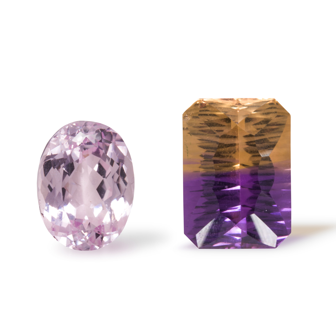 A GROUP OF UNMOUNTED GEMSTONES A