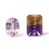 A GROUP OF UNMOUNTED GEMSTONES