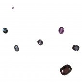 A GROUP OF UNMOUNTED SPINELS A