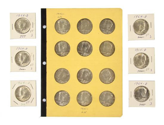 * A Group of U.S. Kennedy Silver
