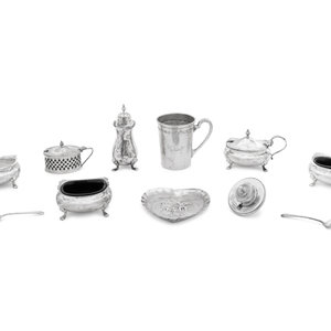 A Group of Various English Silver