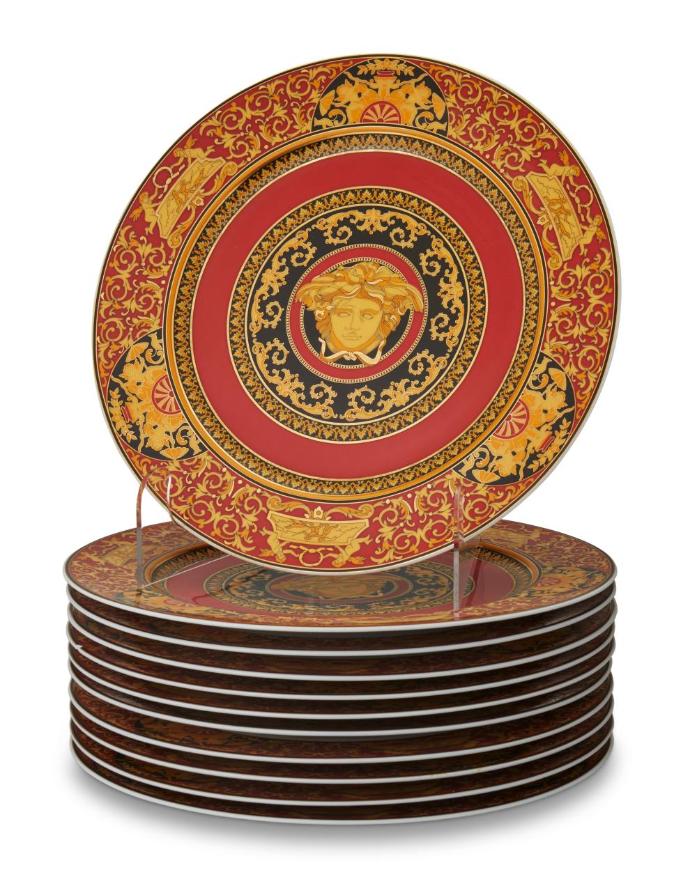 A GROUP OF VERSACE "MEDUSA" CHARGER