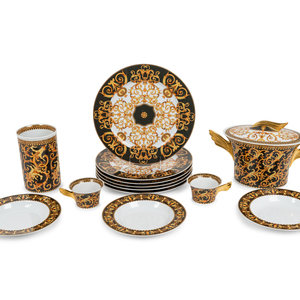 A Group of Versace Porcelain