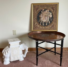 A group of vintage Asian items,