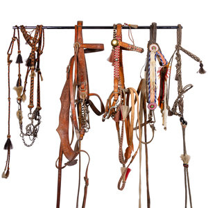 A Group of Western Horse Bridles