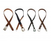 A GROUP OF WESTERN-STYLE BELTS