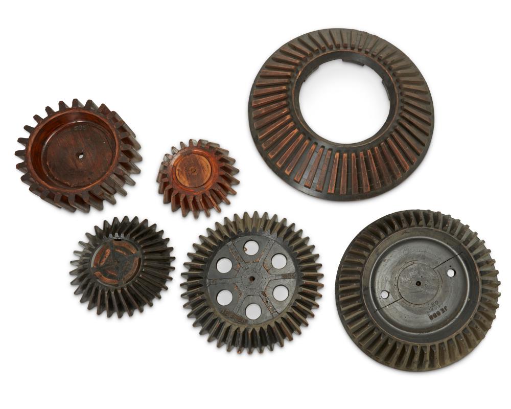 A GROUP OF WOOD FORMS FOR HYDRAULIC