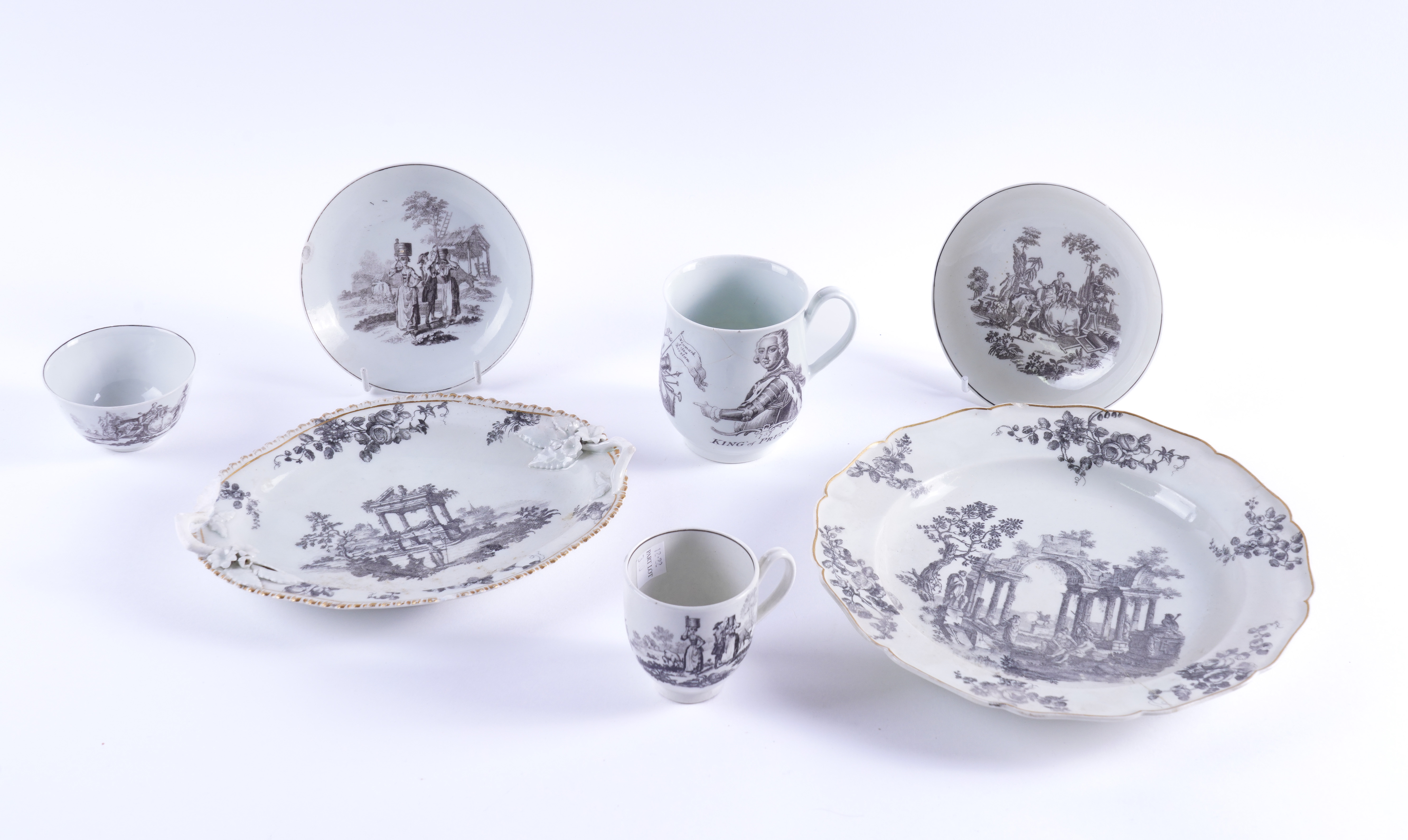 A GROUP OF WORCESTER BLACK