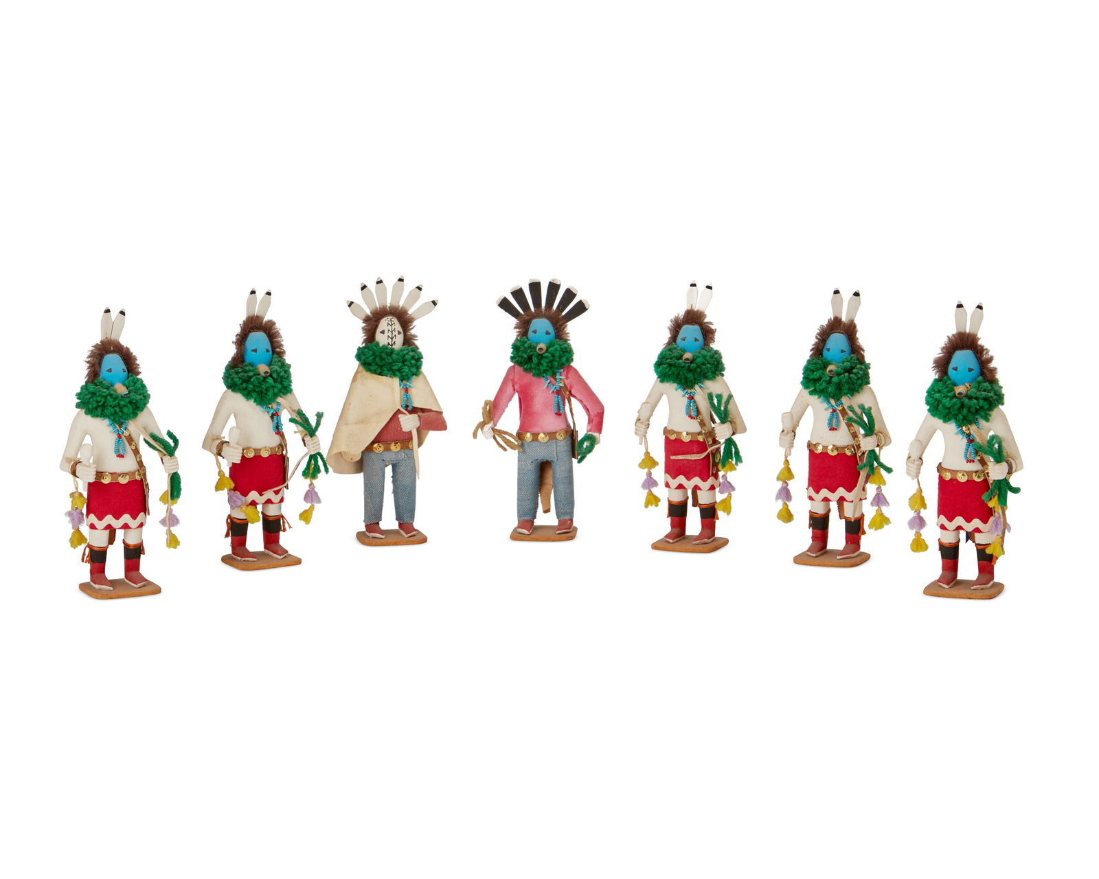 A GROUP OF YEI BI CHEI POLYCHROME