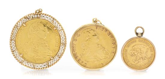 *A Group of Yellow Gold Coin