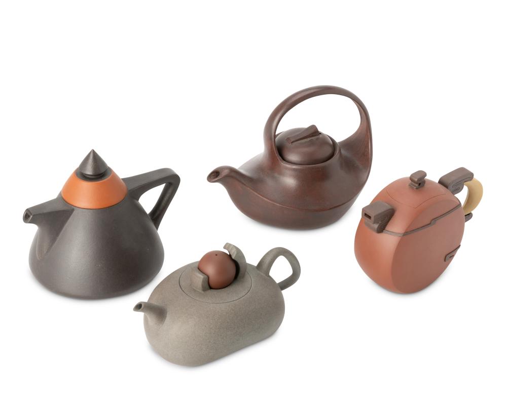 A GROUP OF YIXING ZISHA CERAMIC