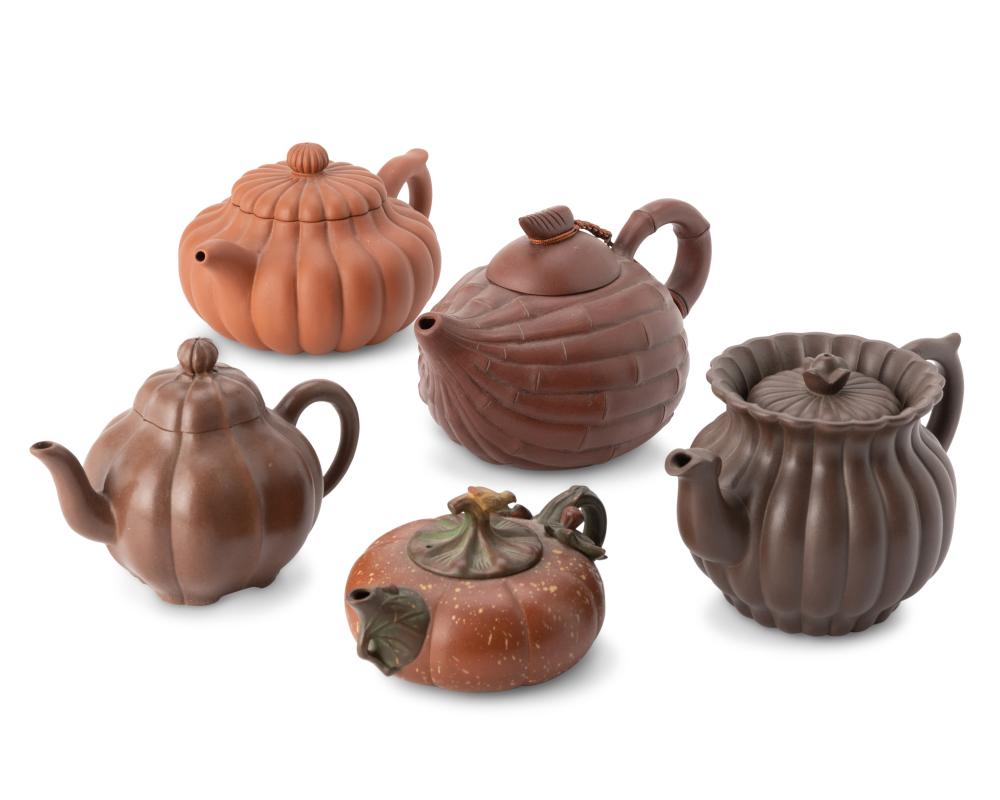 A GROUP OF YIXING ZISHA CERAMIC