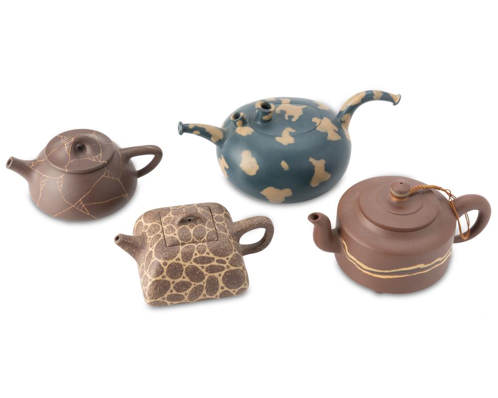 A GROUP OF YIXING ZISHA CERAMIC