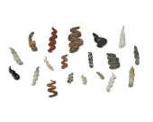A GROUP OF ZUNI CARVED STONE S