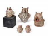 A GROUP OF ZUNI PUEBLO POTTERY
