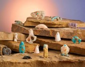 A GROUP OF ZUNI STONE FETISH A