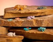 A GROUP OF ZUNI STONE FETISH A