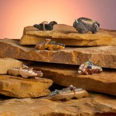A GROUP OF ZUNI STONE FETISH A