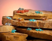 A GROUP OF ZUNI STONE FETISH A