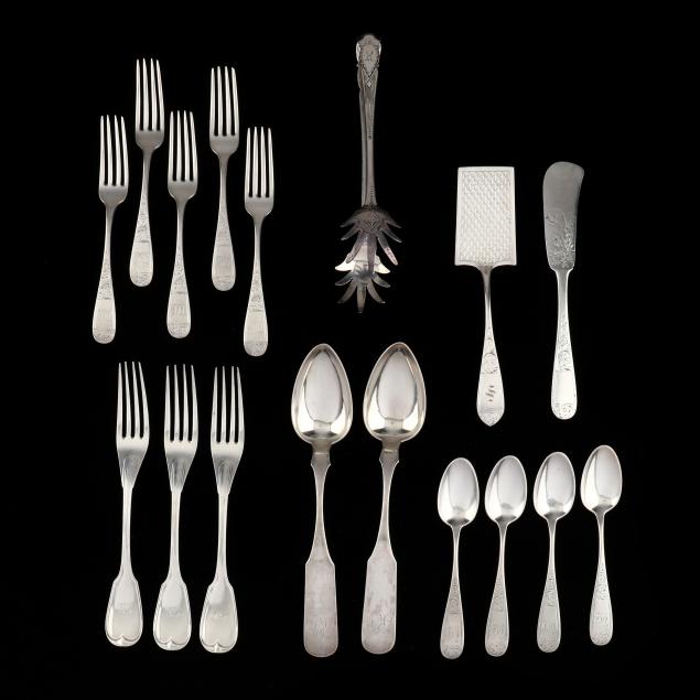 A GROUPING OF BALTIMORE COIN SILVER