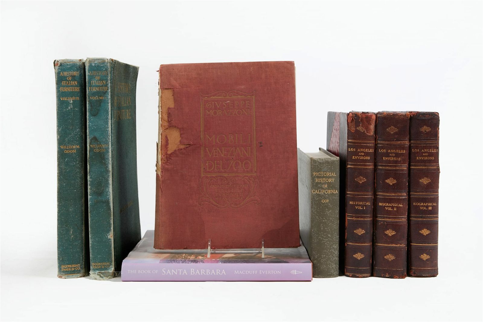 A GROUPING OF EIGHT BOOKSA grouping