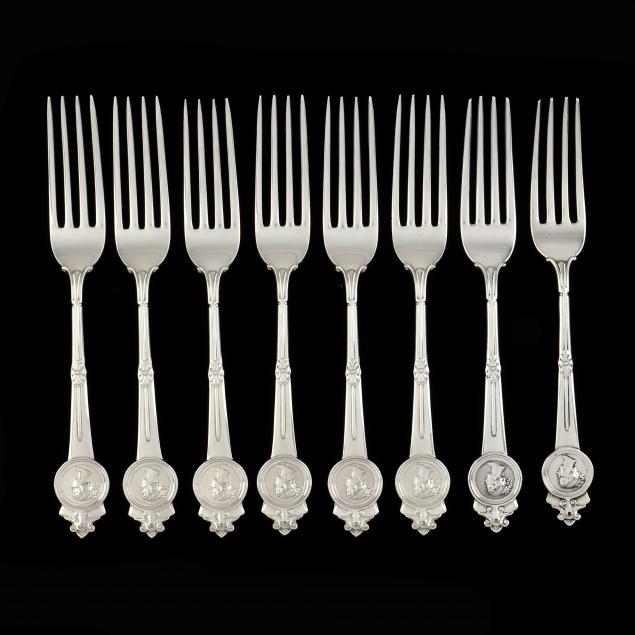 A GROUPING OF EIGHT GORHAM