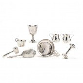 A GROUPING OF EIGHT STERLING S