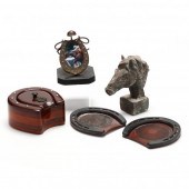 A GROUPING OF FIVE EQUESTRIAN