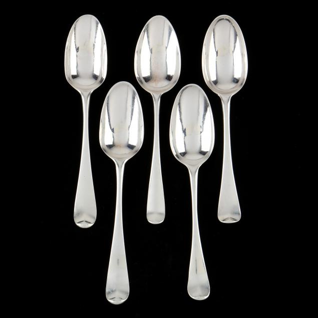 A GROUPING OF FIVE GEORGIAN