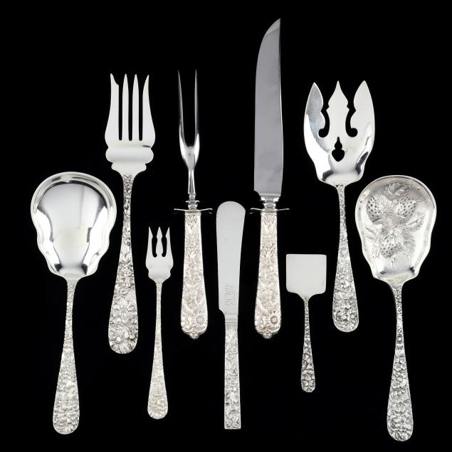 A GROUPING OF NINE REPOUSSE