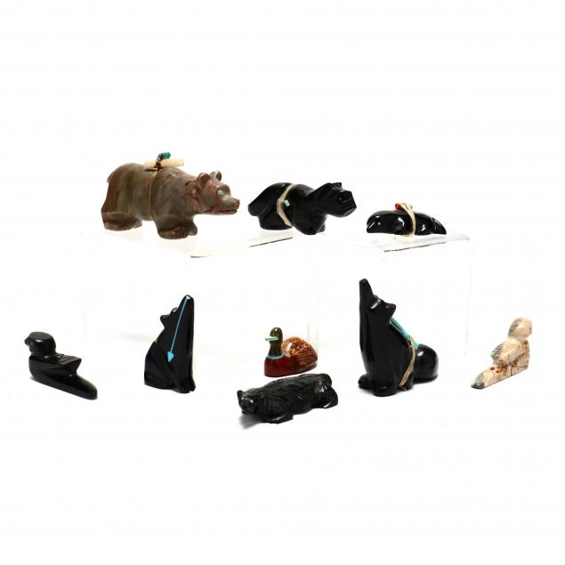 A GROUPING OF NINE SOUTHWESTERN