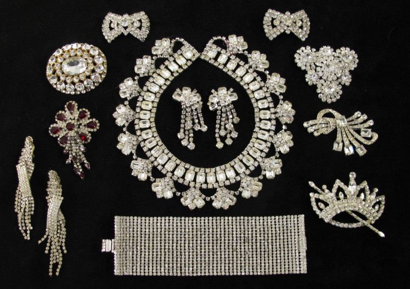 A Grouping of Rhinestone Costume