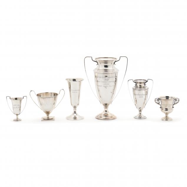 A GROUPING OF SIX AMERICAN STERLING