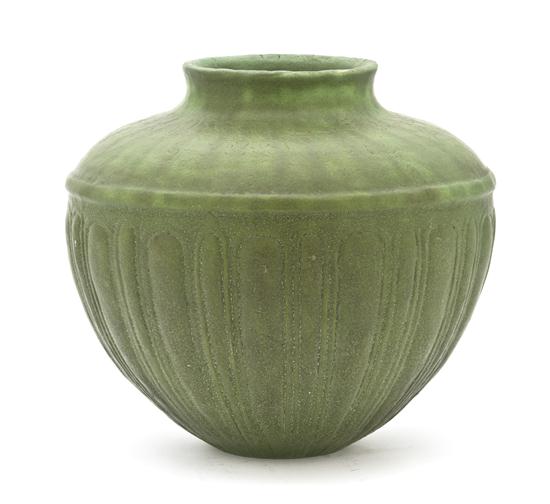 A Grueby Arts and Crafts Pottery