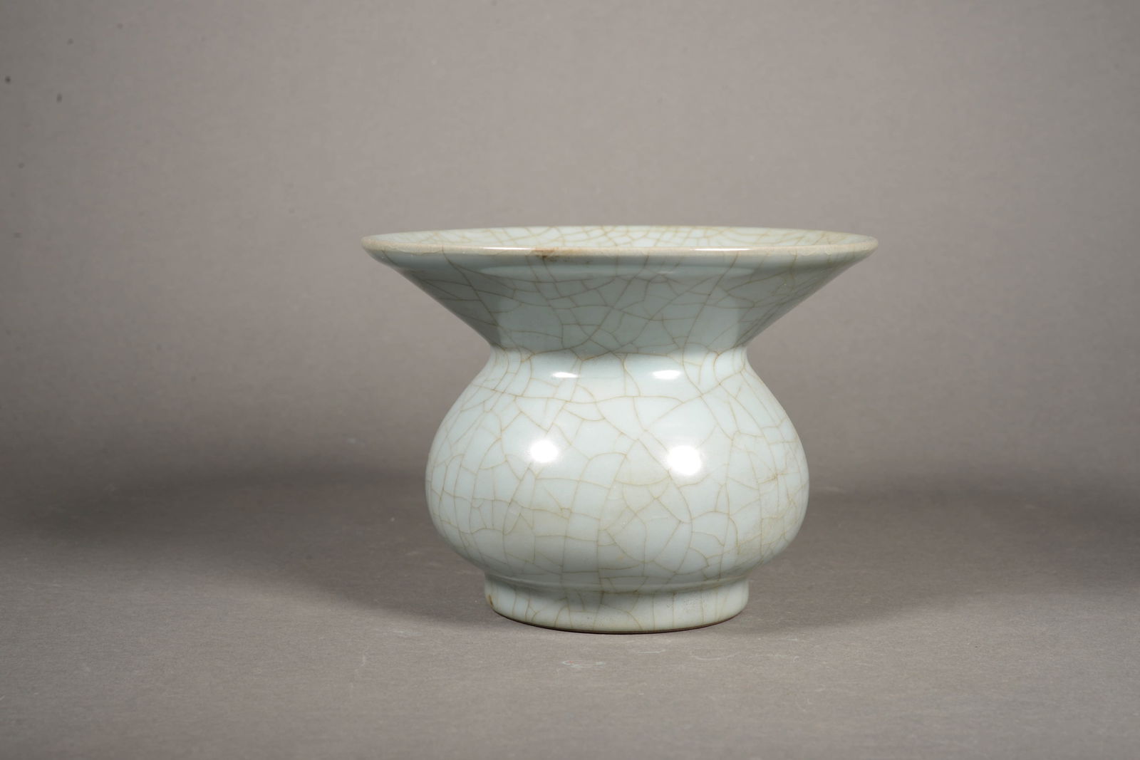 A GUAN-TYPE PALE-CELADON GLAZE