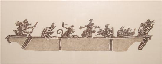 A Guatemalan Ink on Fabric