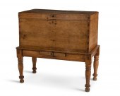 A GUATEMALAN WOOD DOWRY CHESTA
