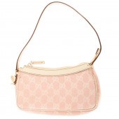 A GUCCI ACCESSORY MONOGRAM POU