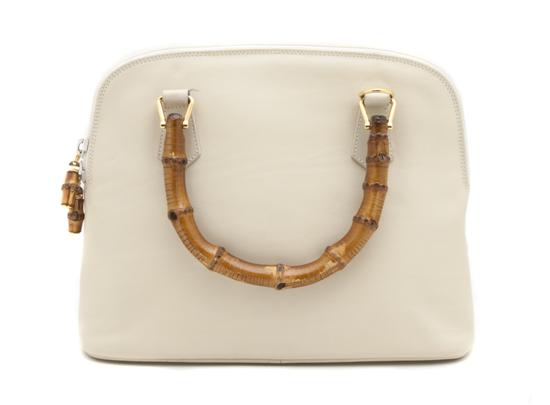 A Gucci Bone Leather Bag with