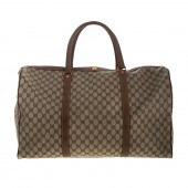 A GUCCI BOSTON TRAVEL BAG A gr