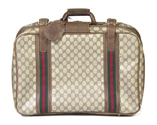 A Gucci Monogram Canvas Softsided