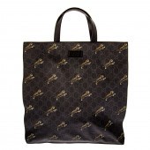 A GUCCI TIGER WEB TALL TOTE A