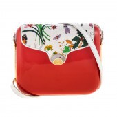 A GUCCI VINTAGE FLORA CROSSBOD