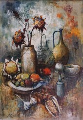 A. GUERLAIN, STILL LIFE, OIL O
