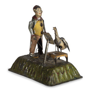A Gunthermann Hand-Painted Tin