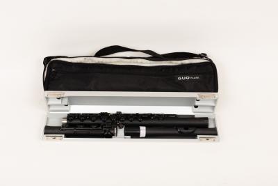 A Guo Grenaditte flute, in a fitted