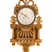 A Gustavian Style Giltwood Wal