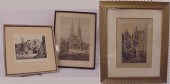 A. H. Haig  etching  city buil