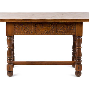 A Hacienda Style Table 24h x 40w